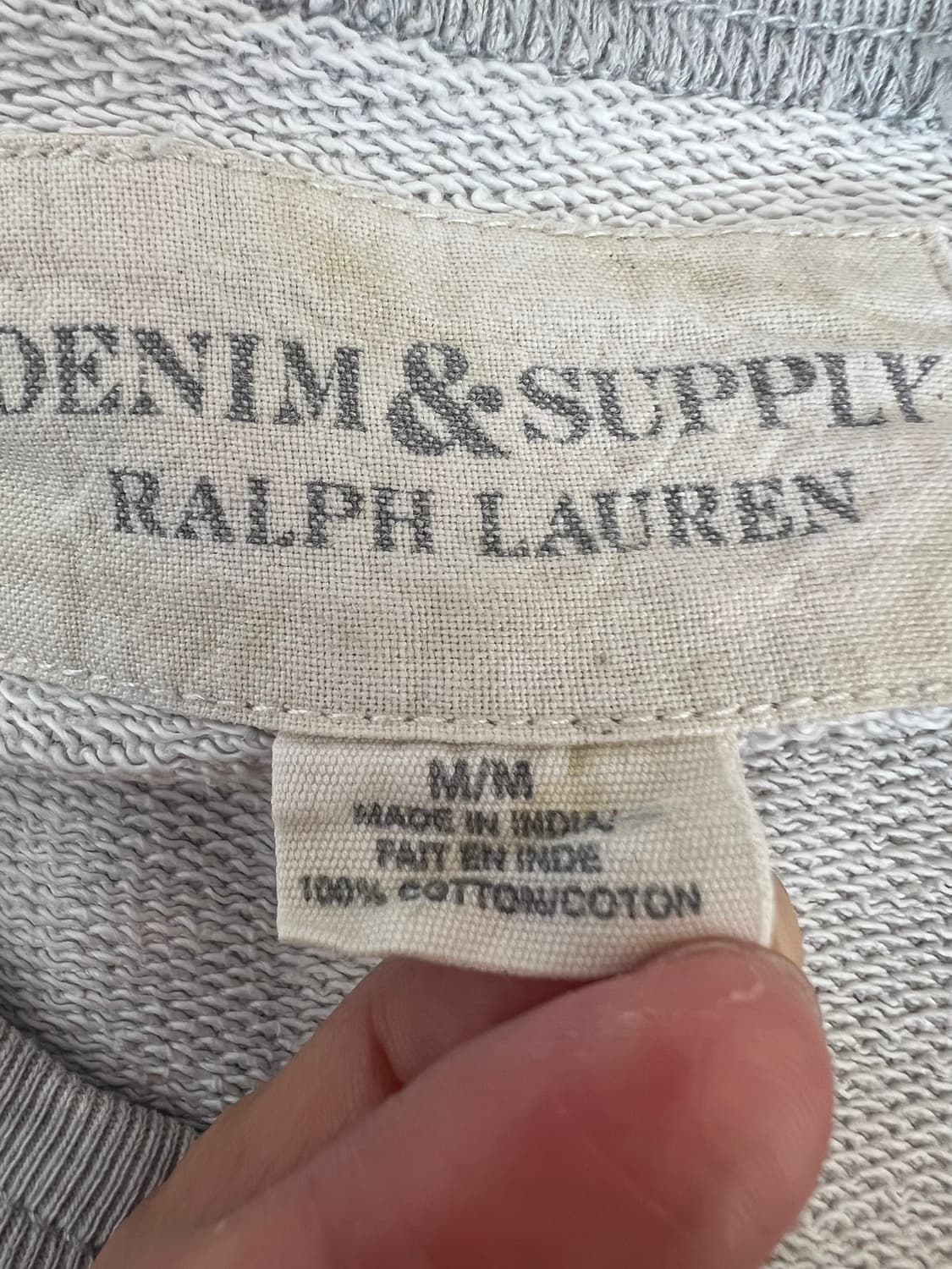 랄프로렌 데님앤서플라이 남성 그레이 맨투맨
 상품이미지4