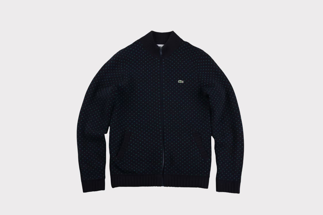 [L] 라코스테 울 니트 집업 자켓 상품이미지1