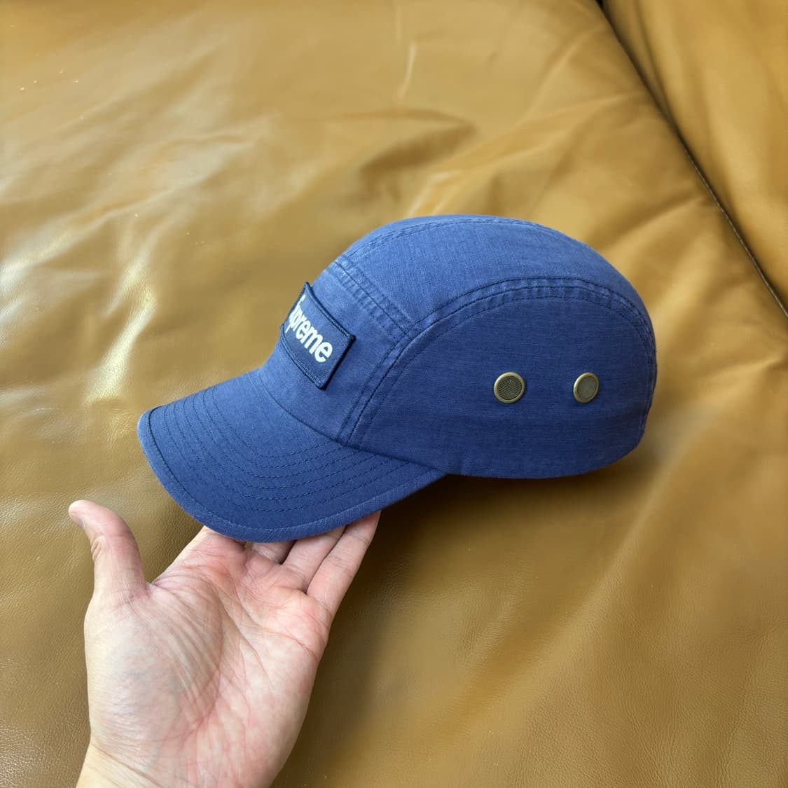 Supreme 슈프림 23ss 밀리터리 워시드 네이비 캠프캡 모자 상품이미지4