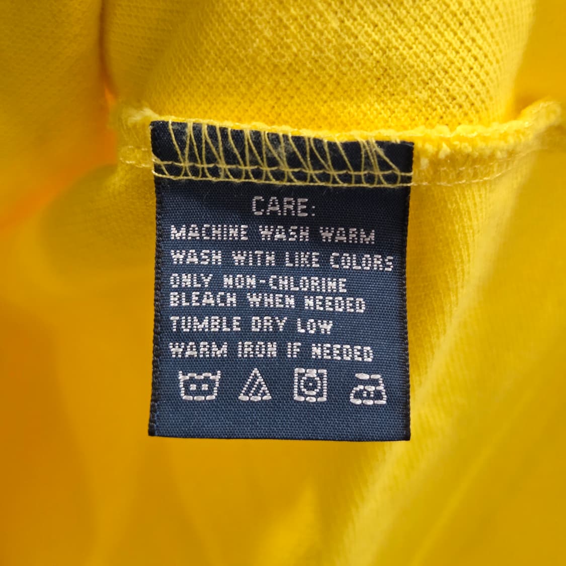 폴로랄프로렌 우먼 피케 카라 반팔티 옐로우 S 상품이미지4