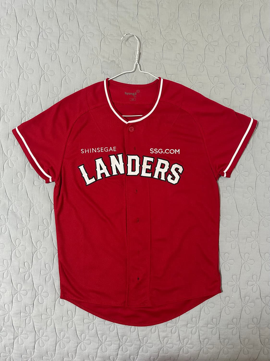 (당일배송) ssg랜더스 원정 어웨이 유니폼 레플리카 85 야구 쓱 상품이미지1