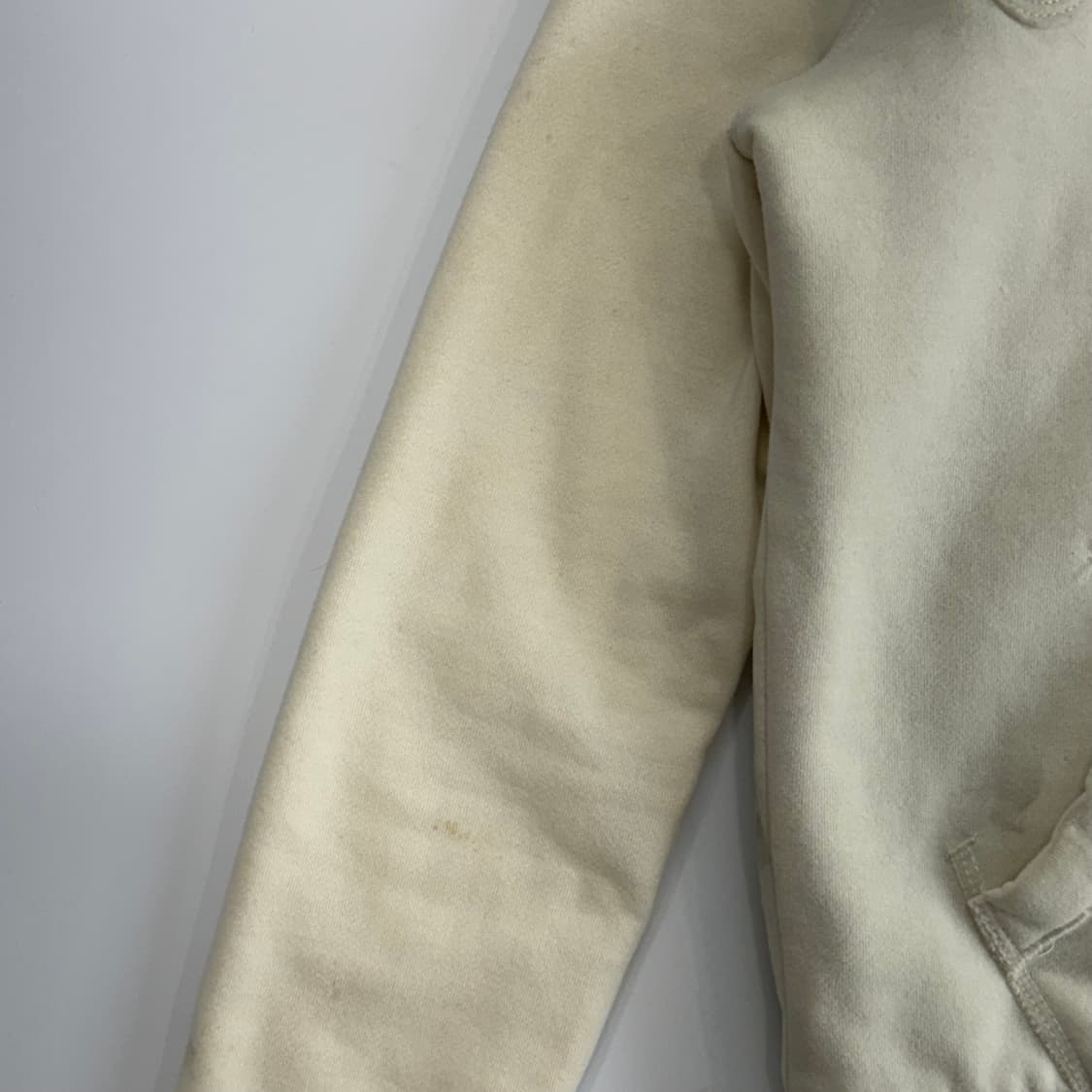 Who A U 후아유 캘리포니아 레터링 아이보리 후드집업 상품이미지6