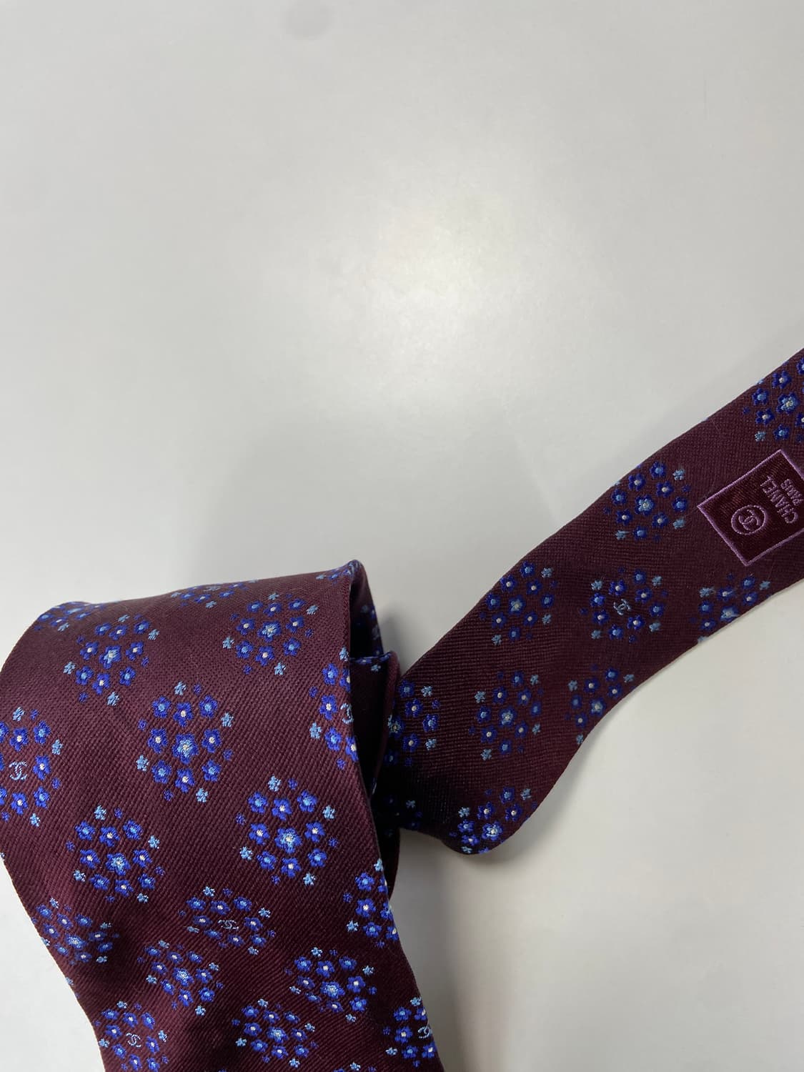 샤넬(CHANEL)  신형 모노그램 명품 정품 넥타이 상품이미지6