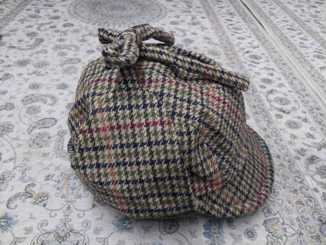 브라운 햇  비스포크 디어스토커 셜록홈즈 모자 상품이미지3