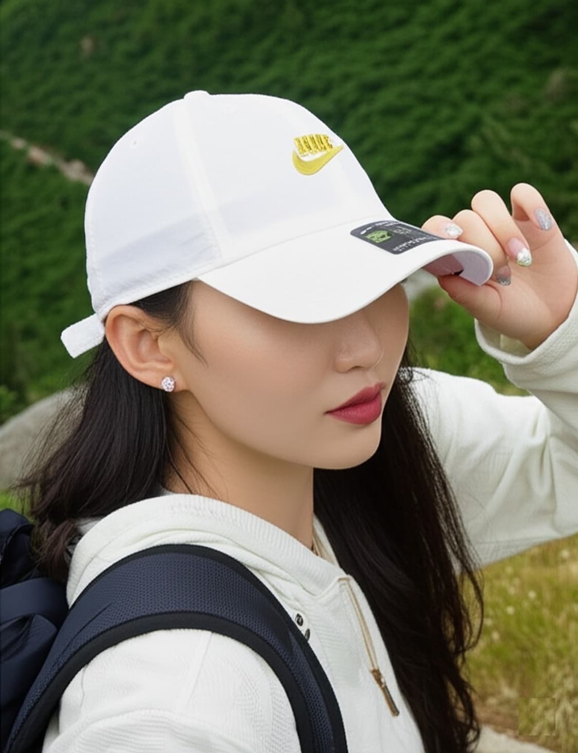 나이키 초레어 화이트/골드 나일론 헤리티지86 퓨추라 볼캡 모자 봄 운동 상품이미지9