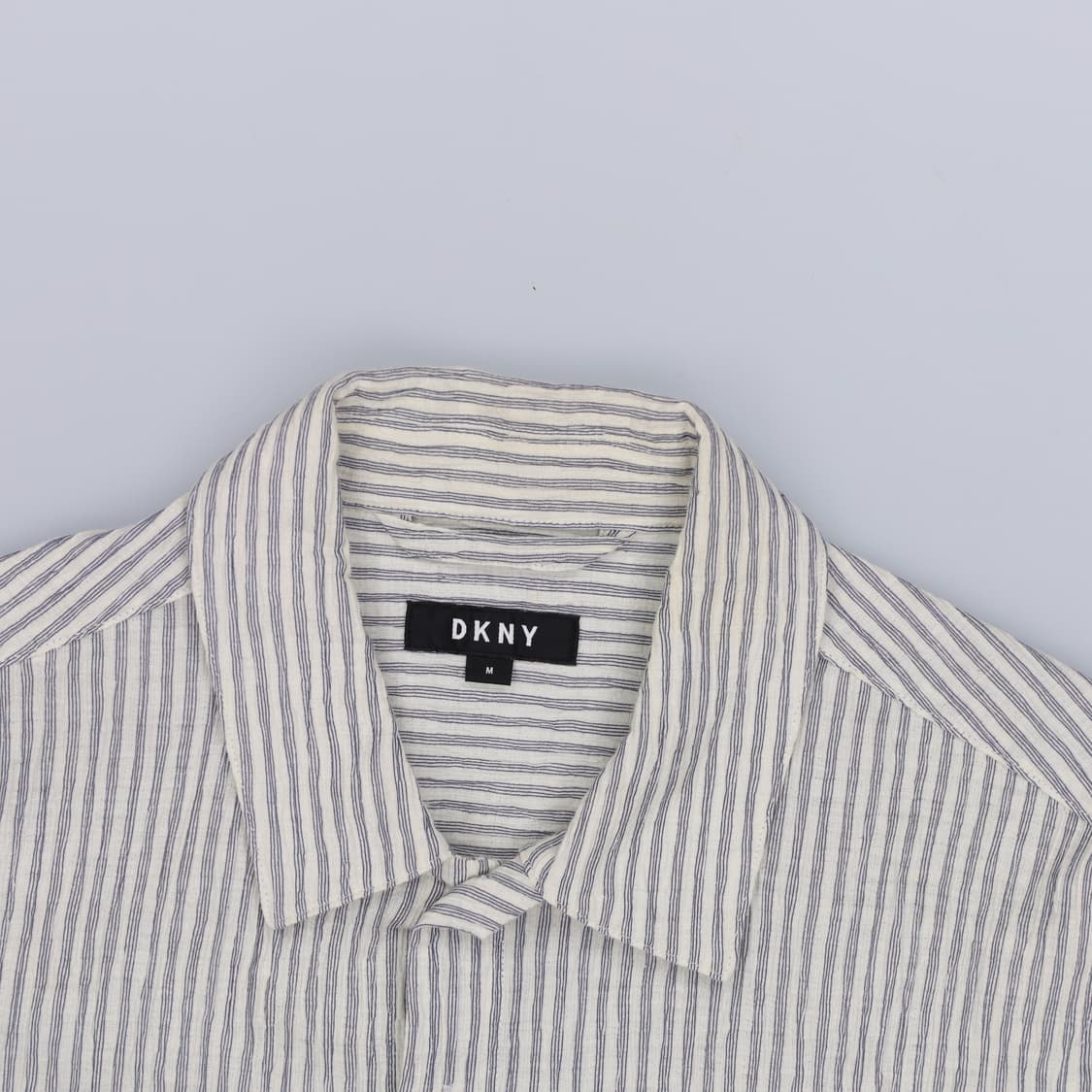 M 한섬DKNY 린넨 스트라이프 셔츠 0310H1 상품이미지4