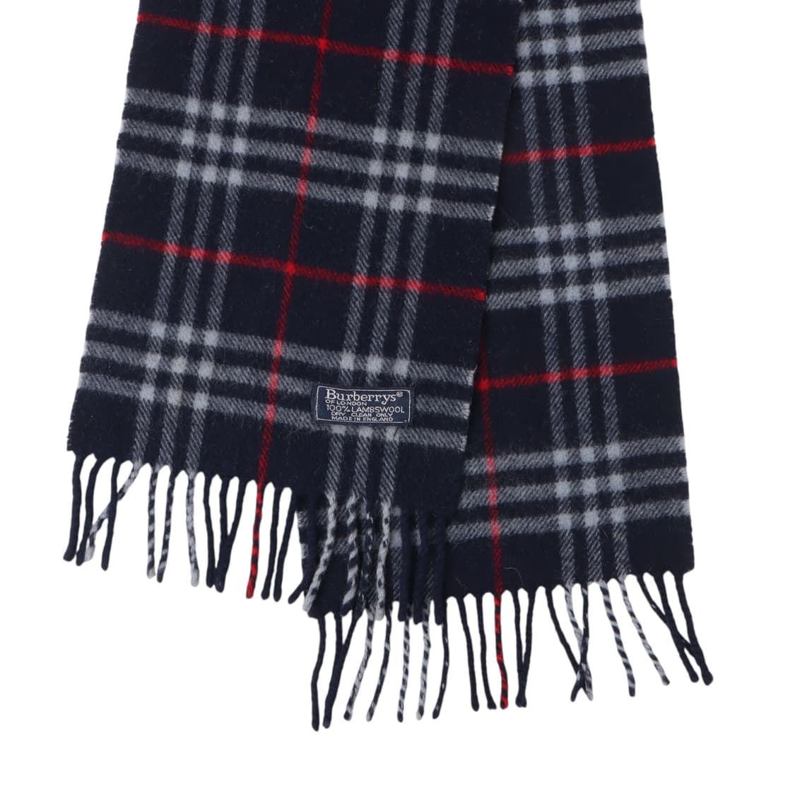 버버리 네이비 램스울 노바체크 머플러 상품이미지5