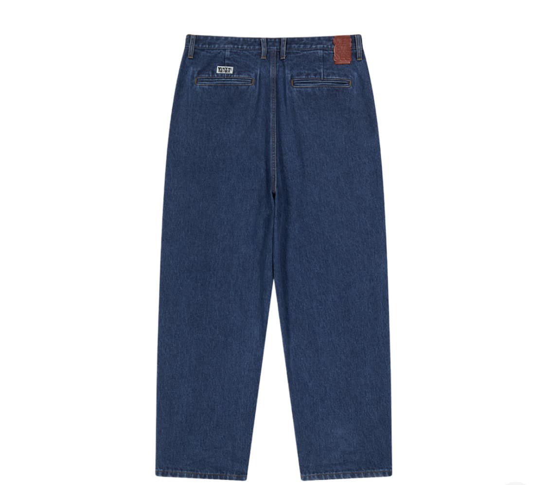 Two Tucked Hairy Denim Pants Indigo 상품이미지3