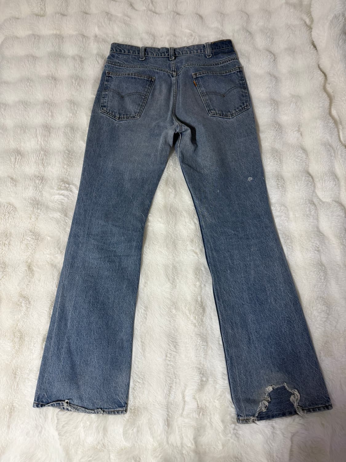 [32] 80s 빈티지 리바이스 오렌지탭 517 연청 상품이미지2