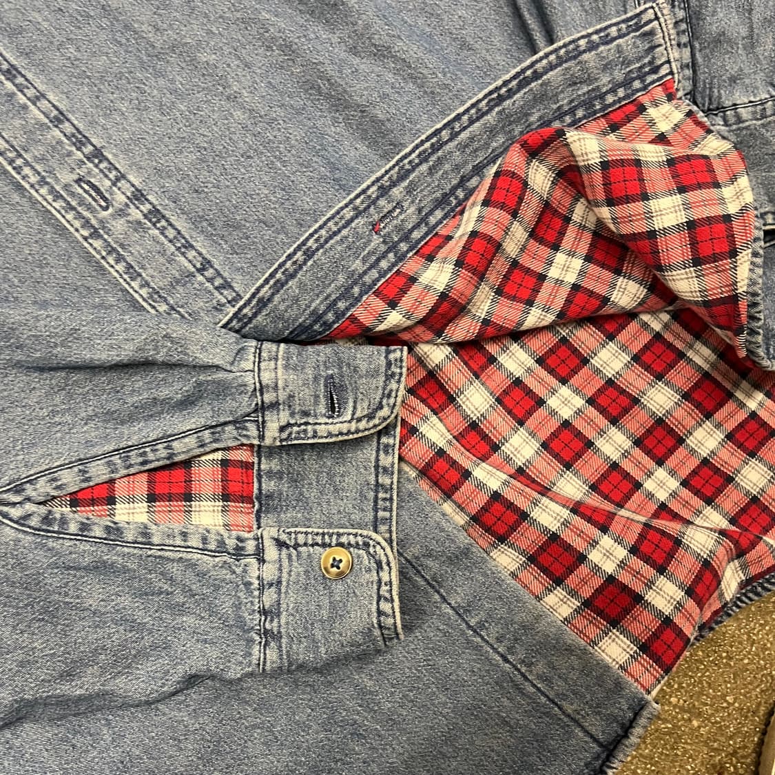 랭글러 플란넬 데님 셔츠 (110) 상품이미지3