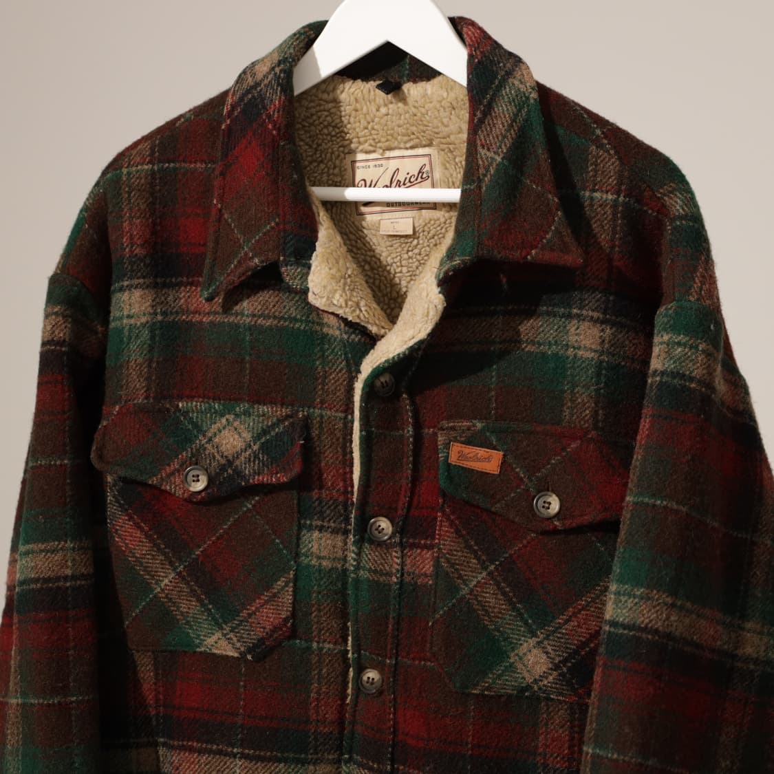 울리치 울 타탄체크 세르파 자켓 상품이미지6
