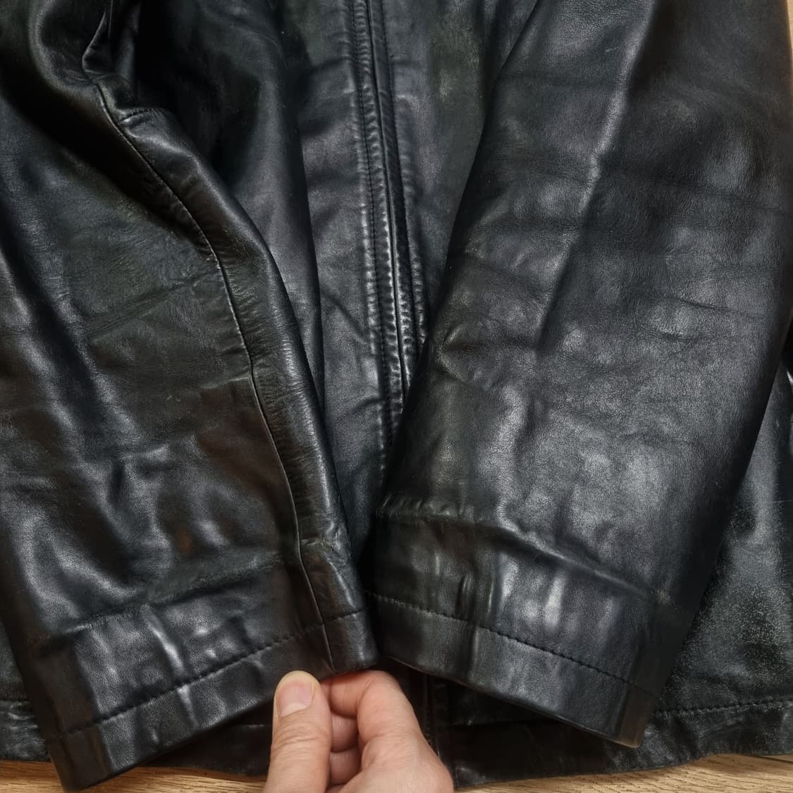 올드갭 레더자켓L사이즈  상품이미지4