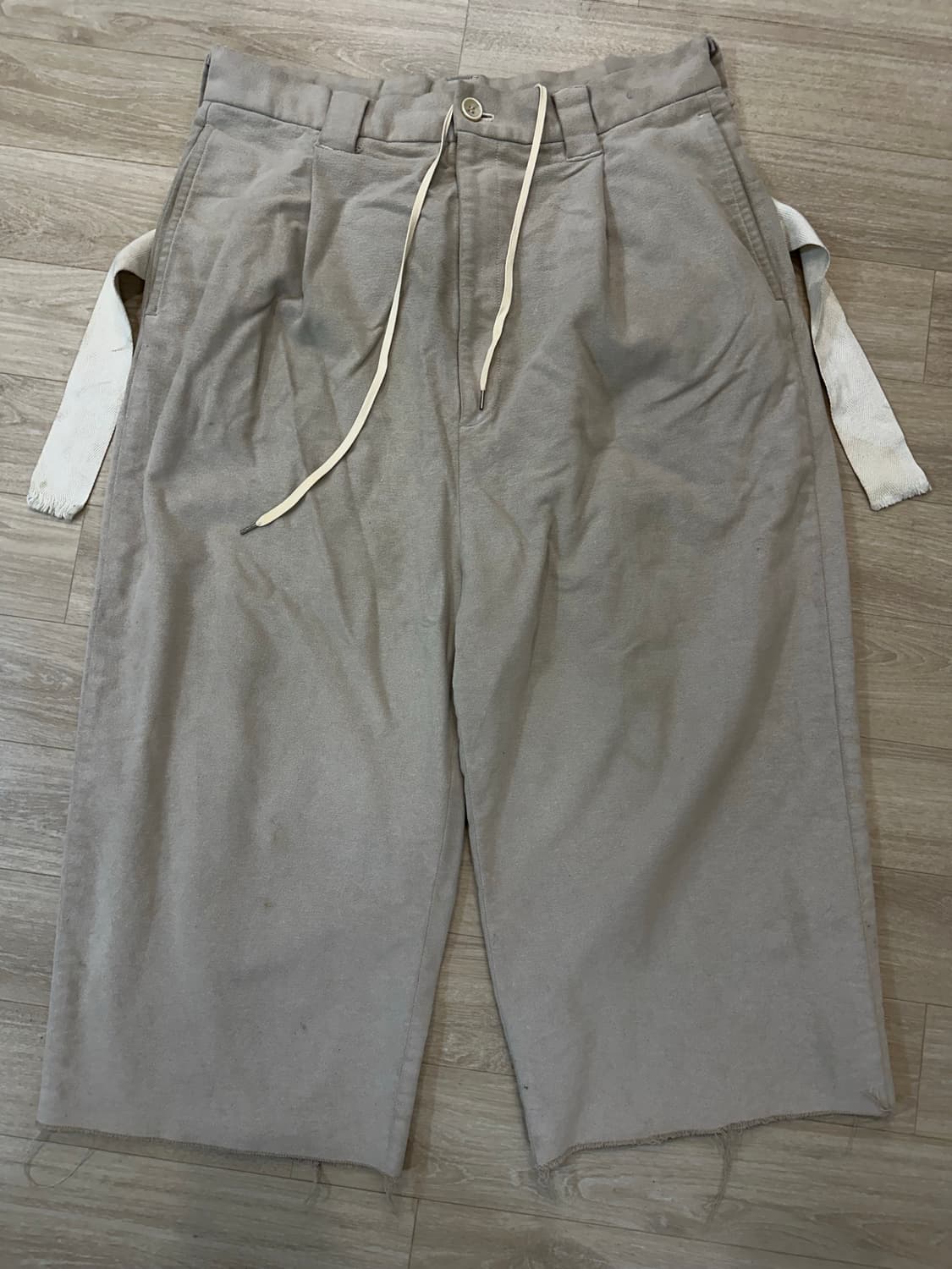 메종미하라야스히로 데끼 크롭 팬츠 상품이미지1