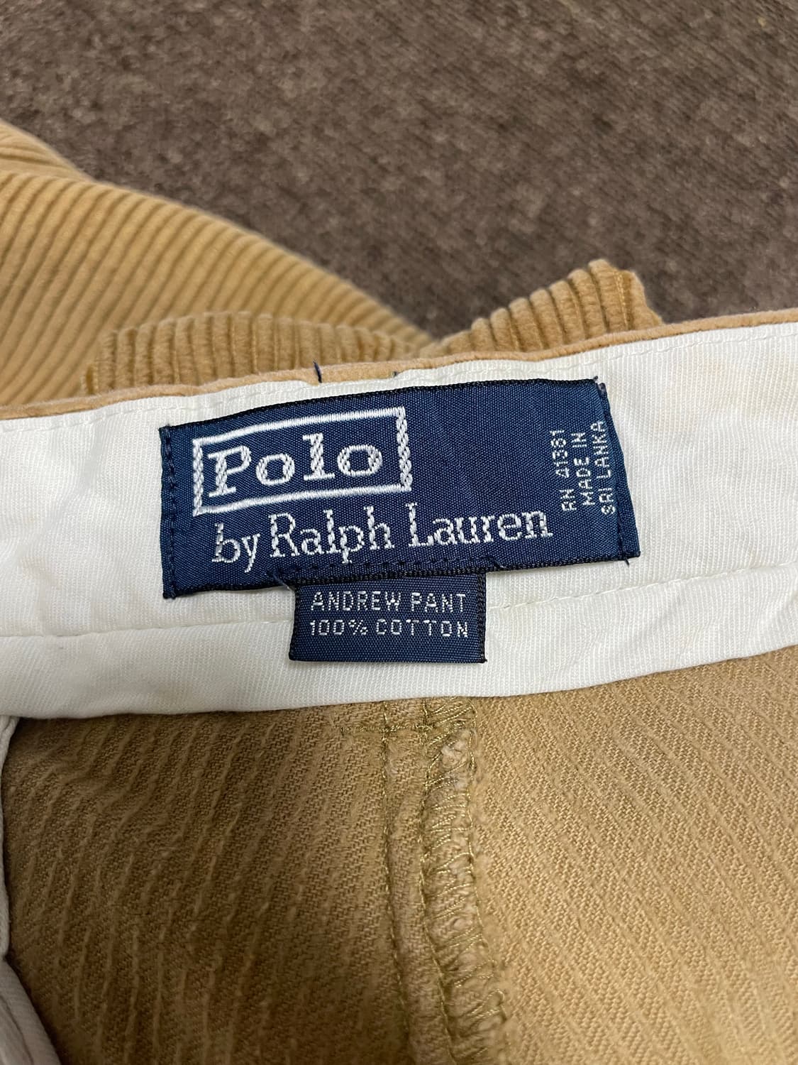 폴로 코듀로이 골덴팬츠 상품이미지3