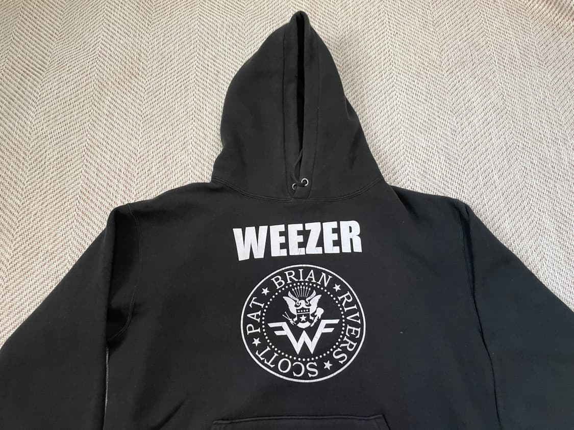 록 밴드 weezer  투어 후드티 J03192 상품이미지2