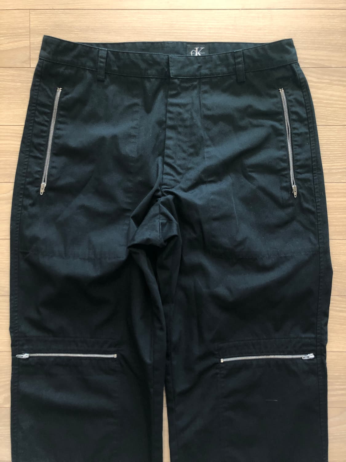 90s 캘빈클라인 컬렉션 italy made 지퍼 팬츠 상품이미지2