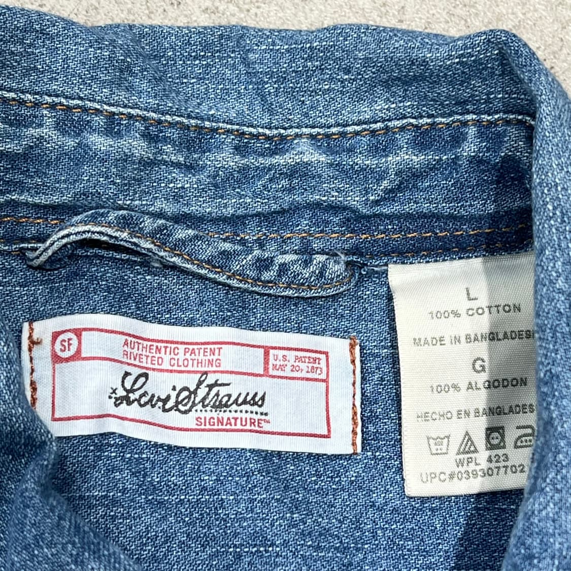 리바이스 데님 하프셔츠 s10590 상품이미지8