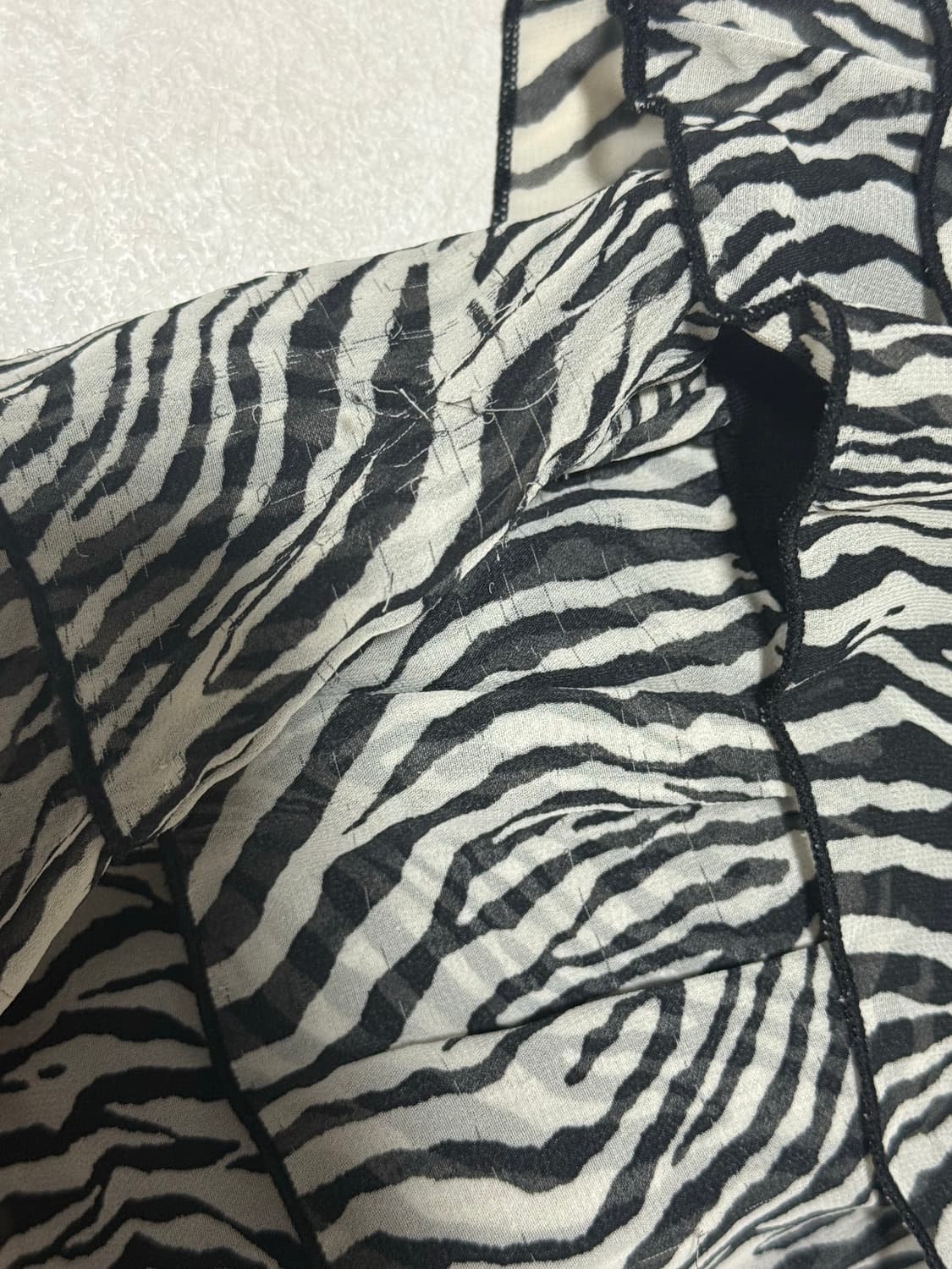 얼룩말 캉캉스커트 티어드스커트 캉캉치마 갸루 지브라 리본 상품이미지5