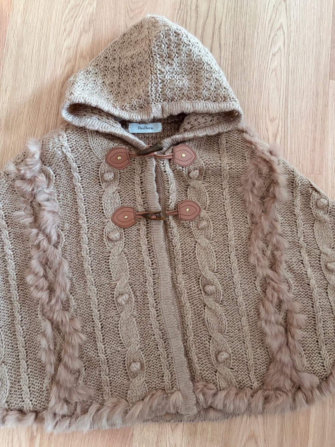 빈티지 모리걸세트 대장템 케이프 니트 패치스커트 모리노가토 상품이미지10