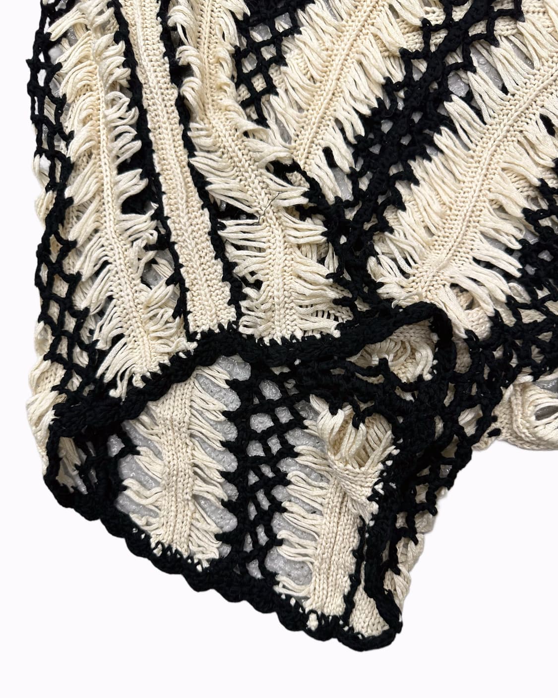 pattern net crochet top 상품이미지3