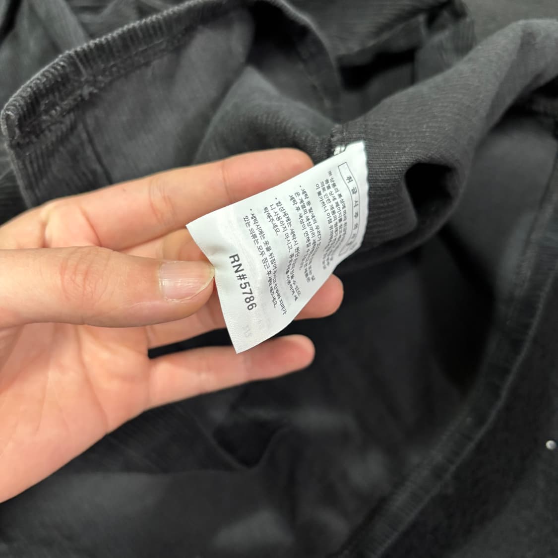 XL 퍼스텝 블랙 투포켓 코듀로이 셔츠 상품이미지4