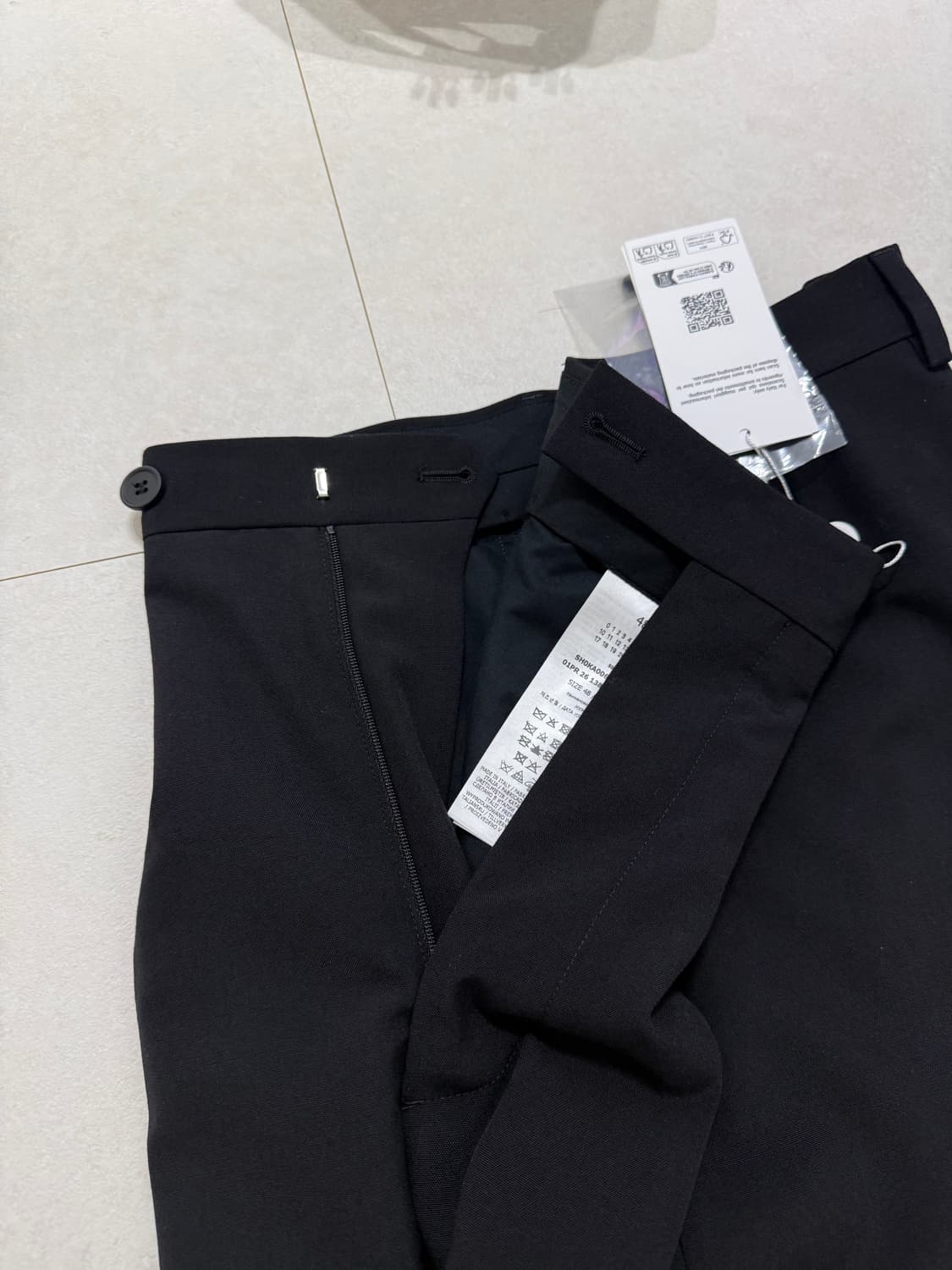 (새제품) MM6 메종 마르지엘라 스테이플드 울 트라우저 48 상품이미지8