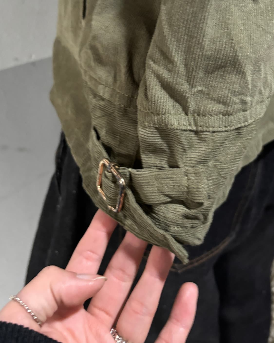 90s 아메리칸빈티지 FFA 코듀로이 카키jk  상품이미지4