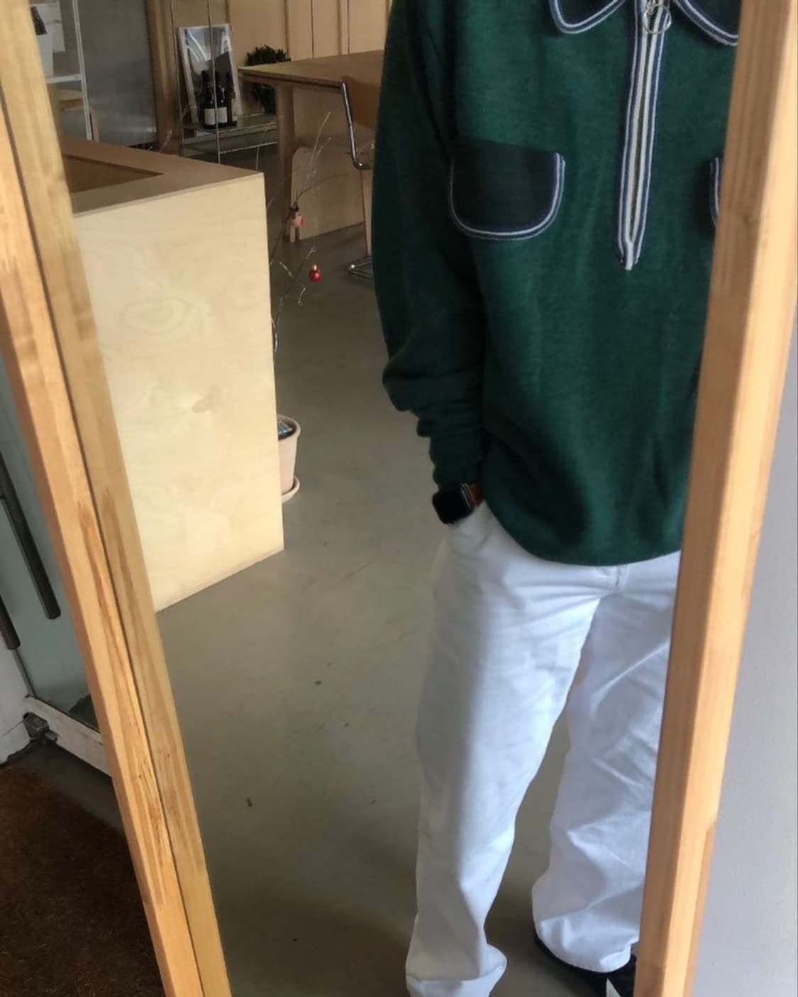 [XL]사스콰치패브릭스 하프 집 니트 상품이미지6