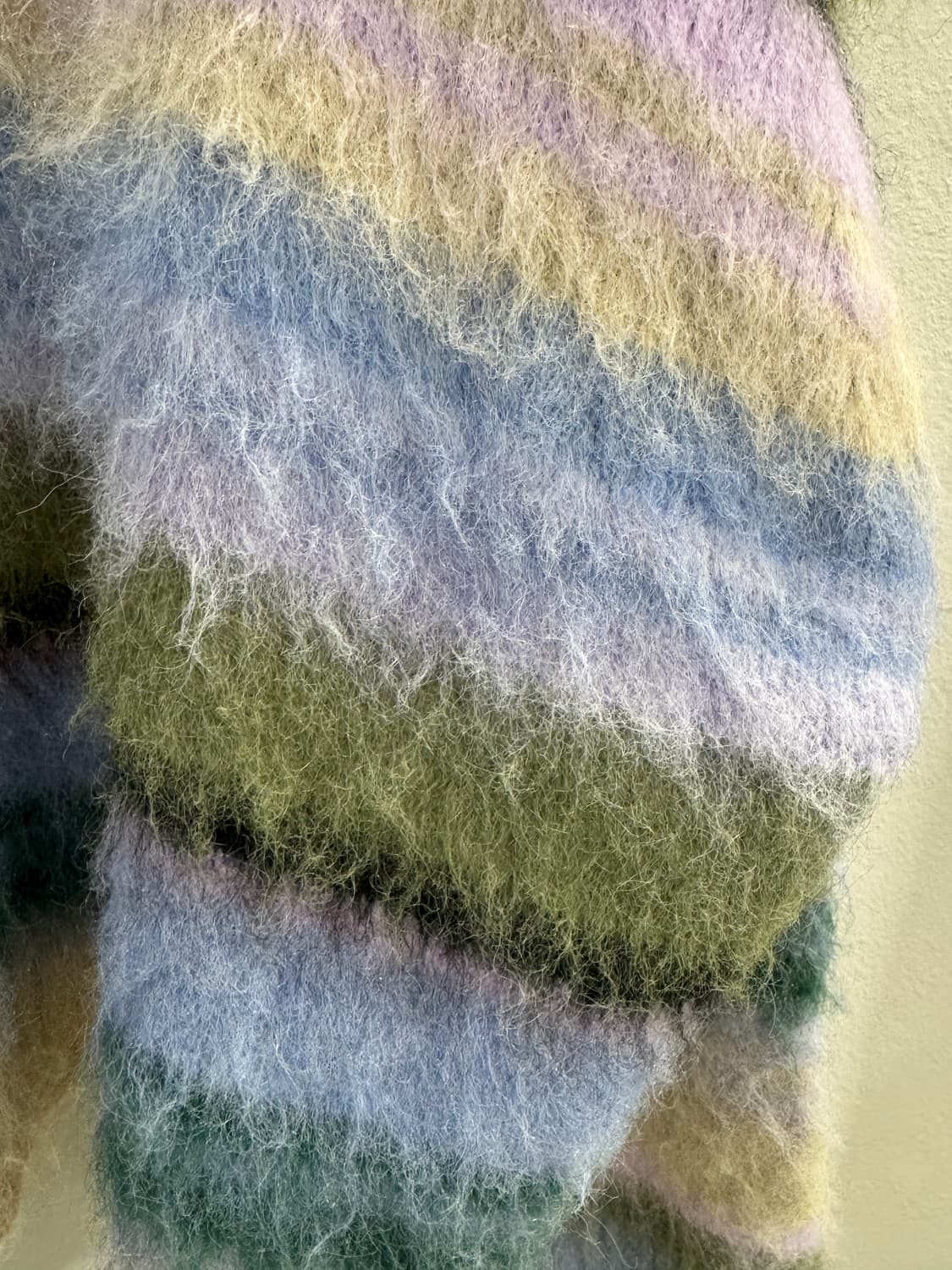 japan vintage 모헤어 루즈핏 니트 상품이미지5