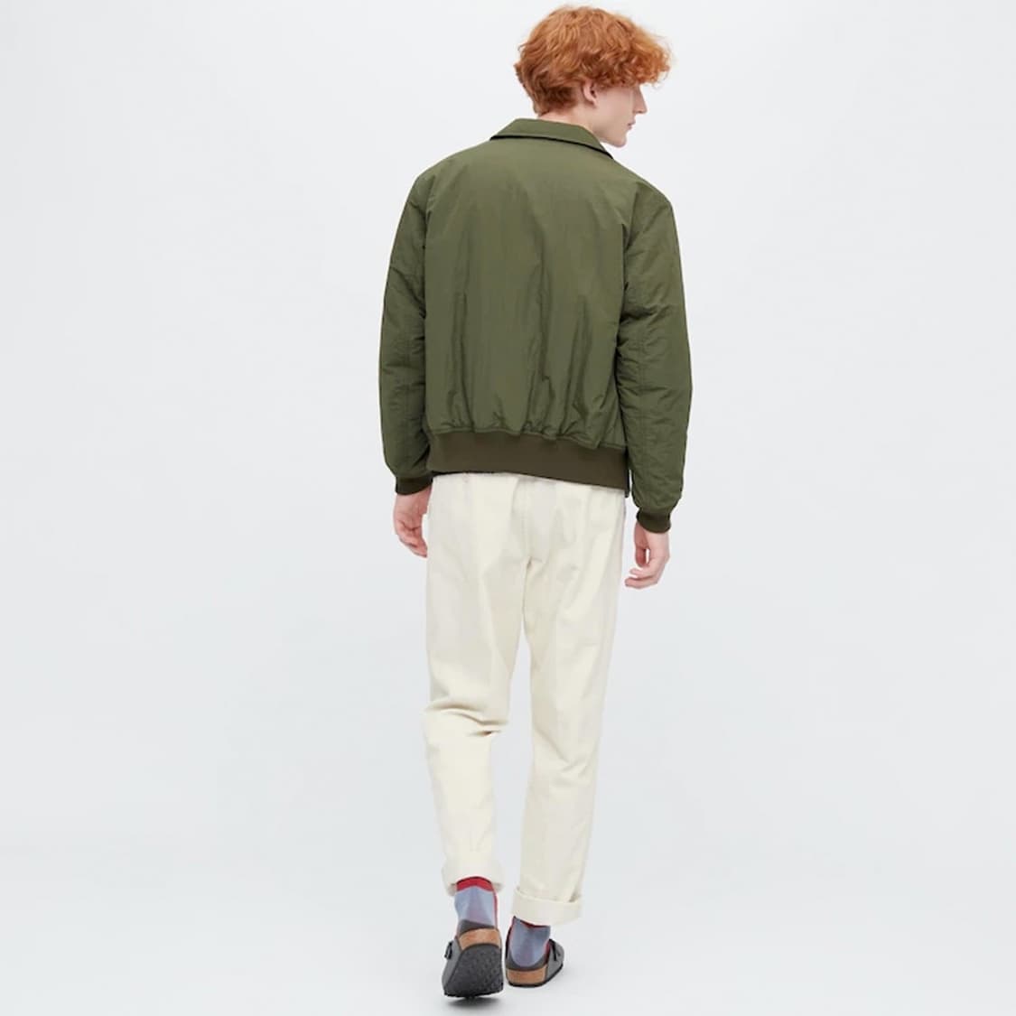 유니클로 x JW앤더슨 패디드 숏 블루종 자켓 올리브 3XL 상품이미지4