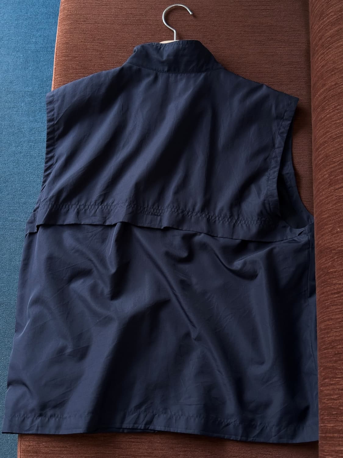 High count poly design vest 상품이미지5
