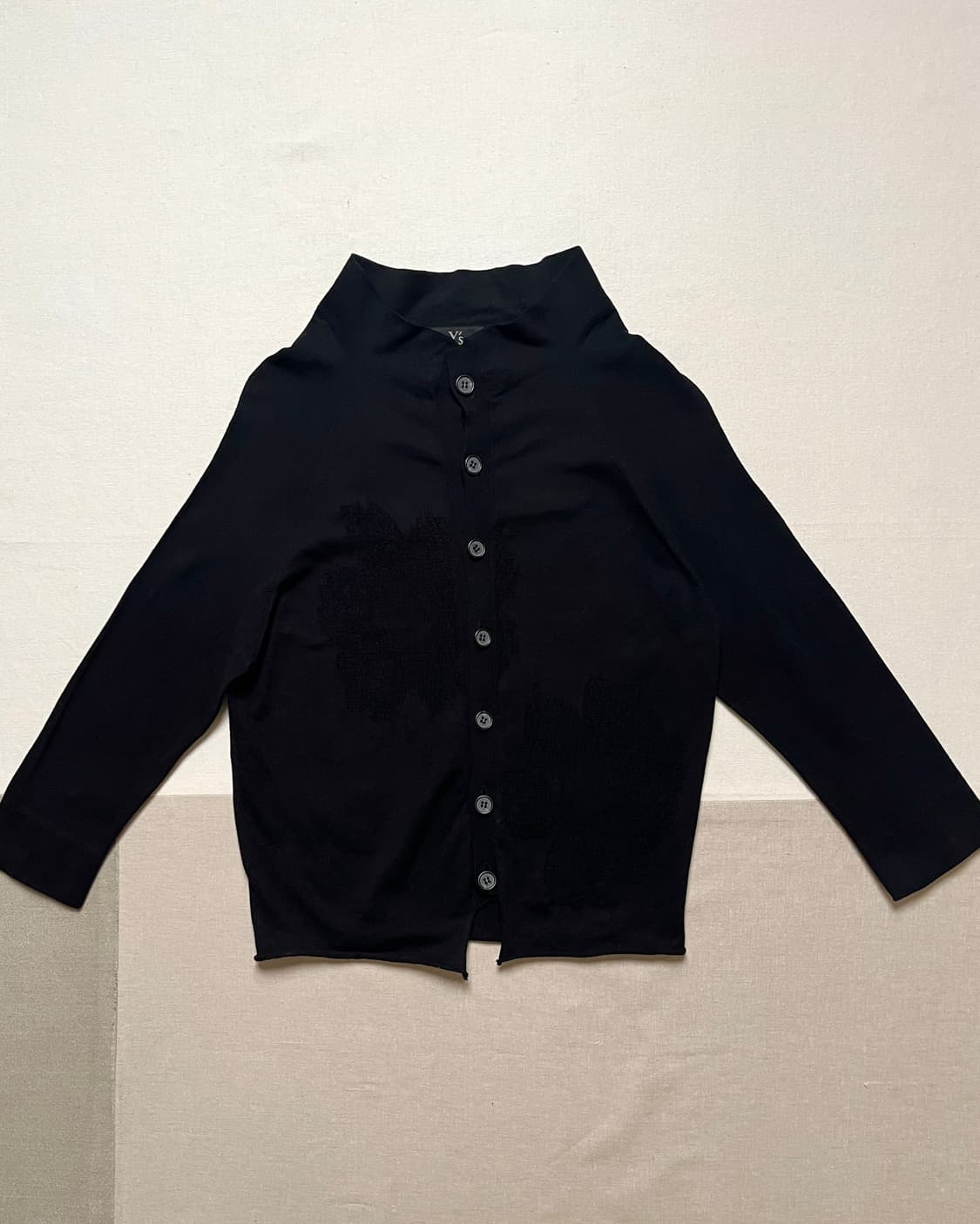 요지야마모토 하이넥 스웻 가디건 yohji yamamoto Y’s 상품이미지4