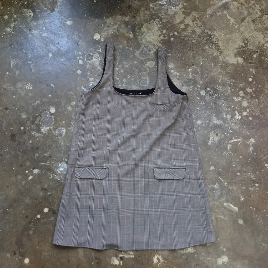 L) ZARA 자라 체크 원피스 상품이미지3