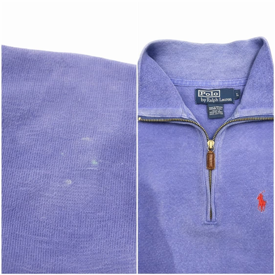 폴로 반 집업 스웨터 / Unisex L 상품이미지4