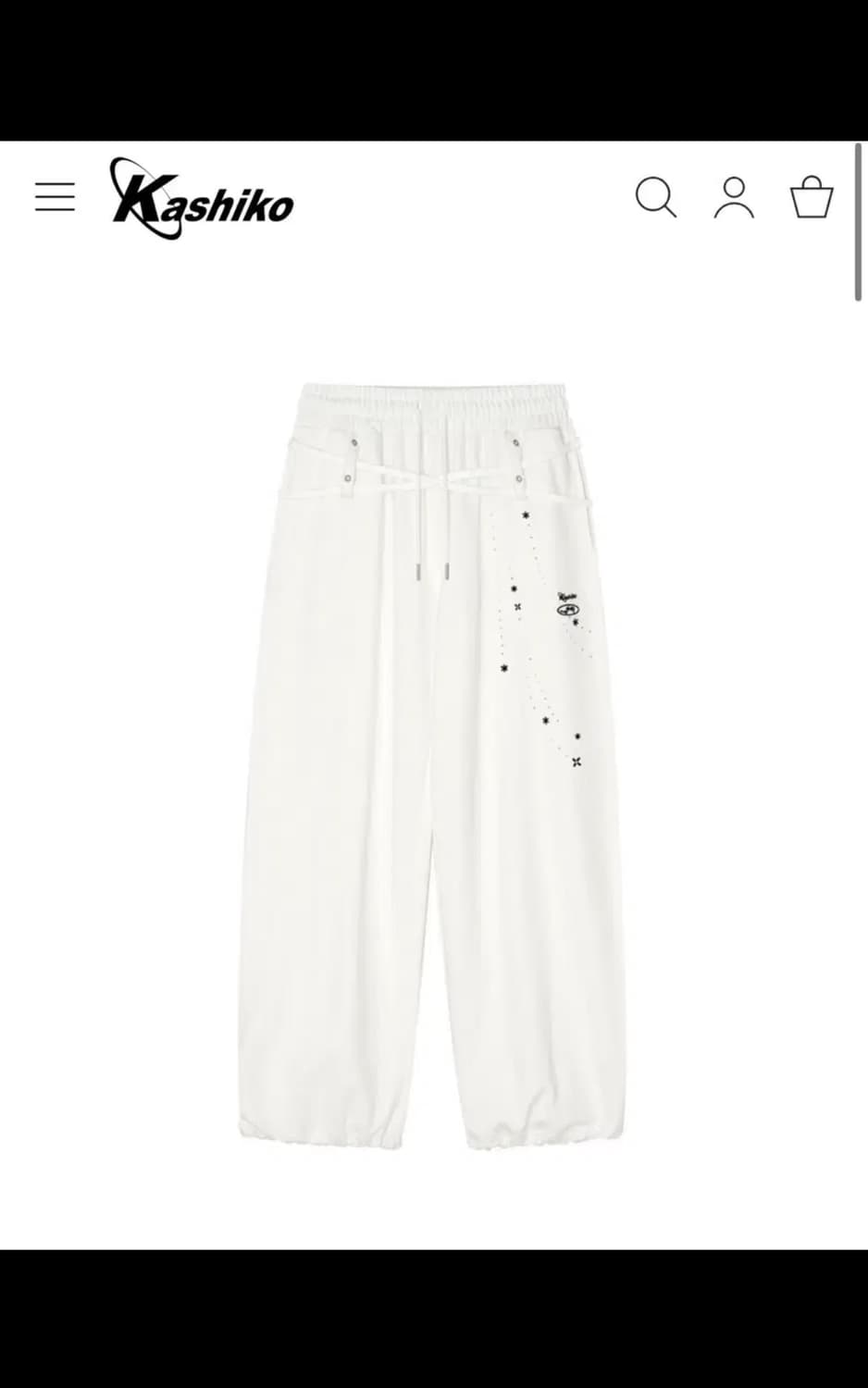 카시코 zenu pants white색상 판매합니다 상품이미지2