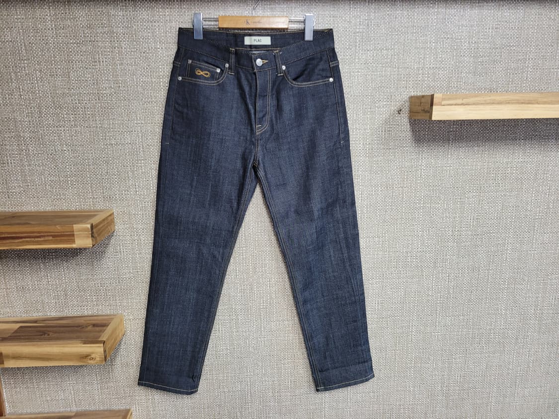 32인치 플랙 스티즈 청바지 플랙진 진청 상품이미지1