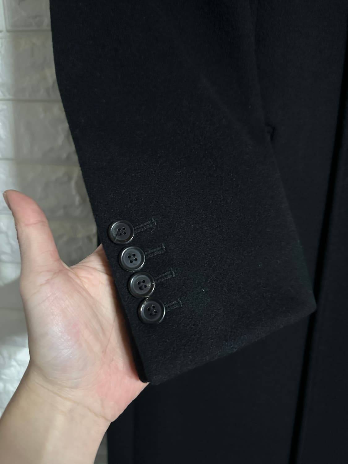 시너리 싱글 롱코트 S 상품이미지3