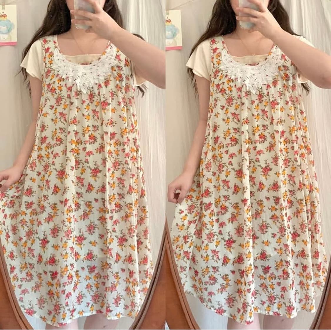 모리 플로럴 원피스 상품이미지1