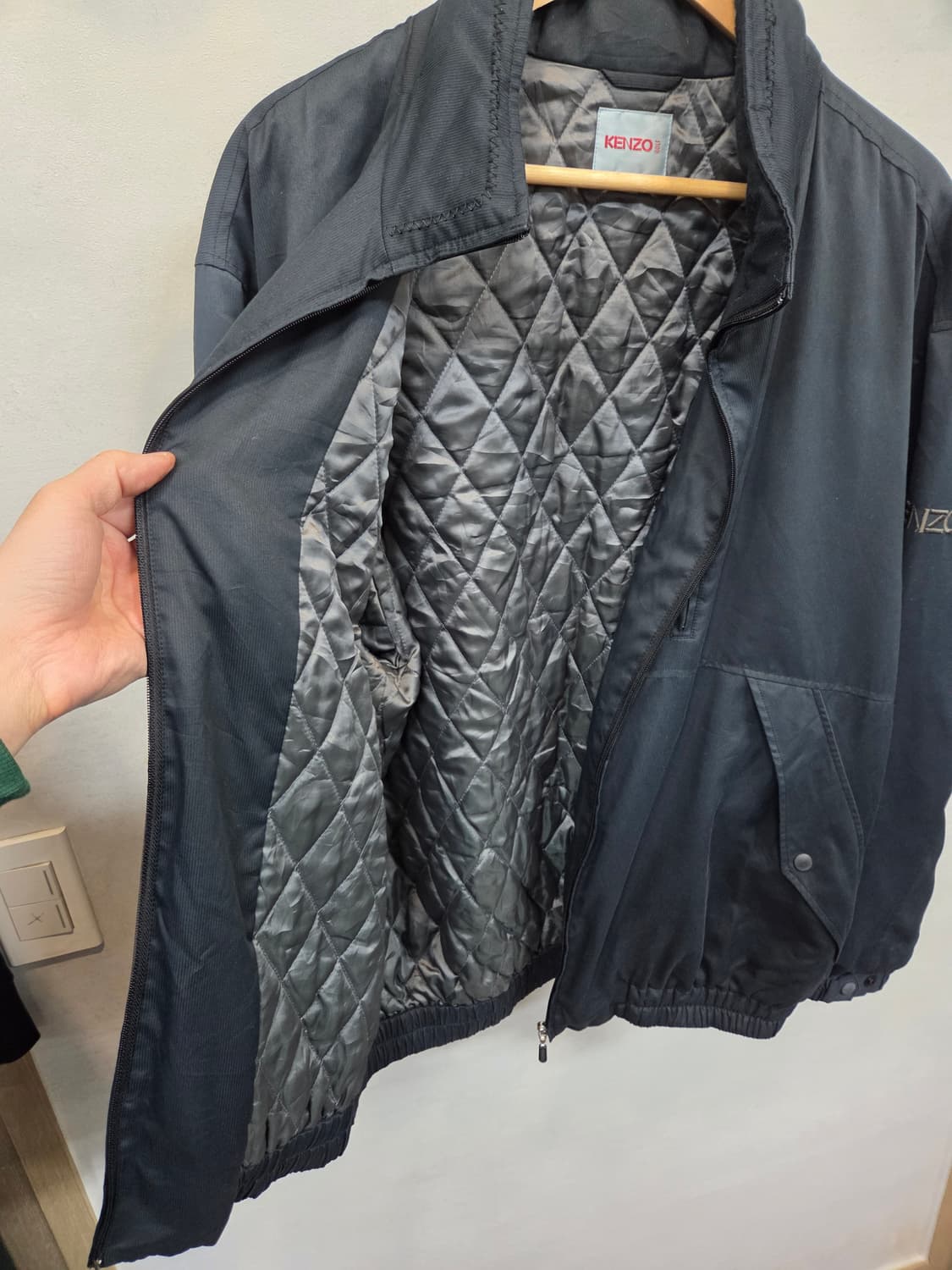 겐조 골프 일본판 빈티지 올드스쿨 누빔 해링턴 자켓 xl 상품이미지9