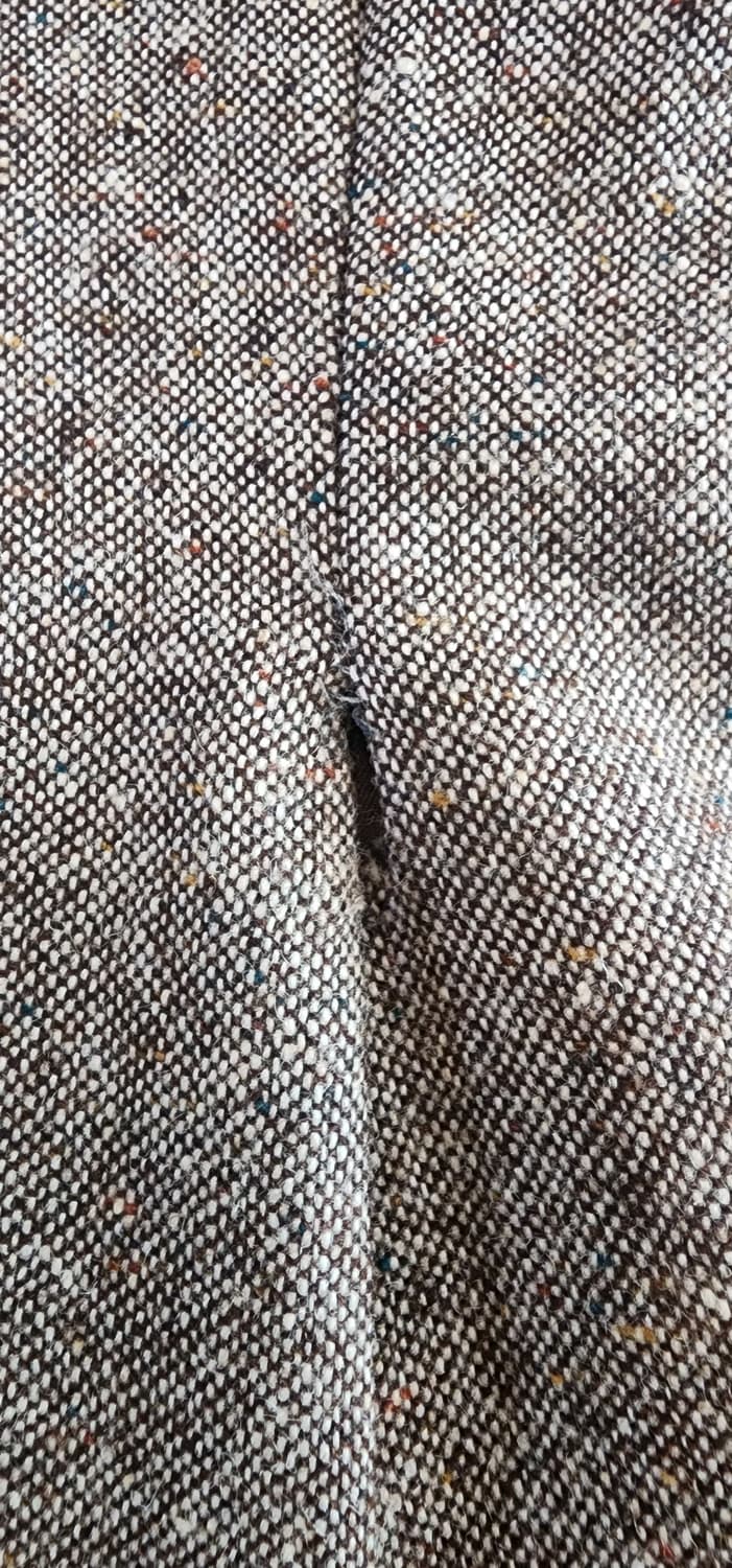 브라운/그레이 모직 자켓 L(하자) 상품이미지10