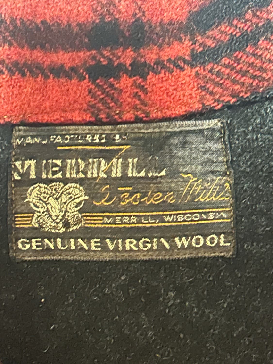50s merrill woolens Buffalo jacket 상품이미지2