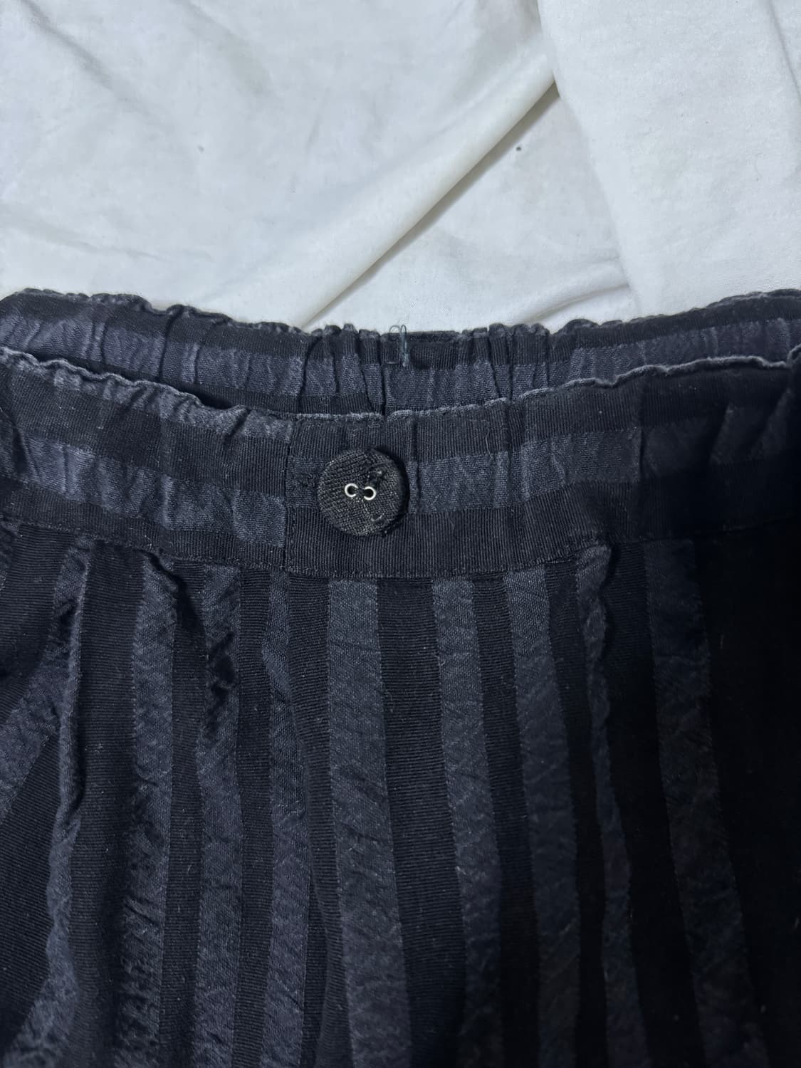 Garcon la raison 패치워크 와이드 크롭 팬츠 아방가르드 상품이미지7