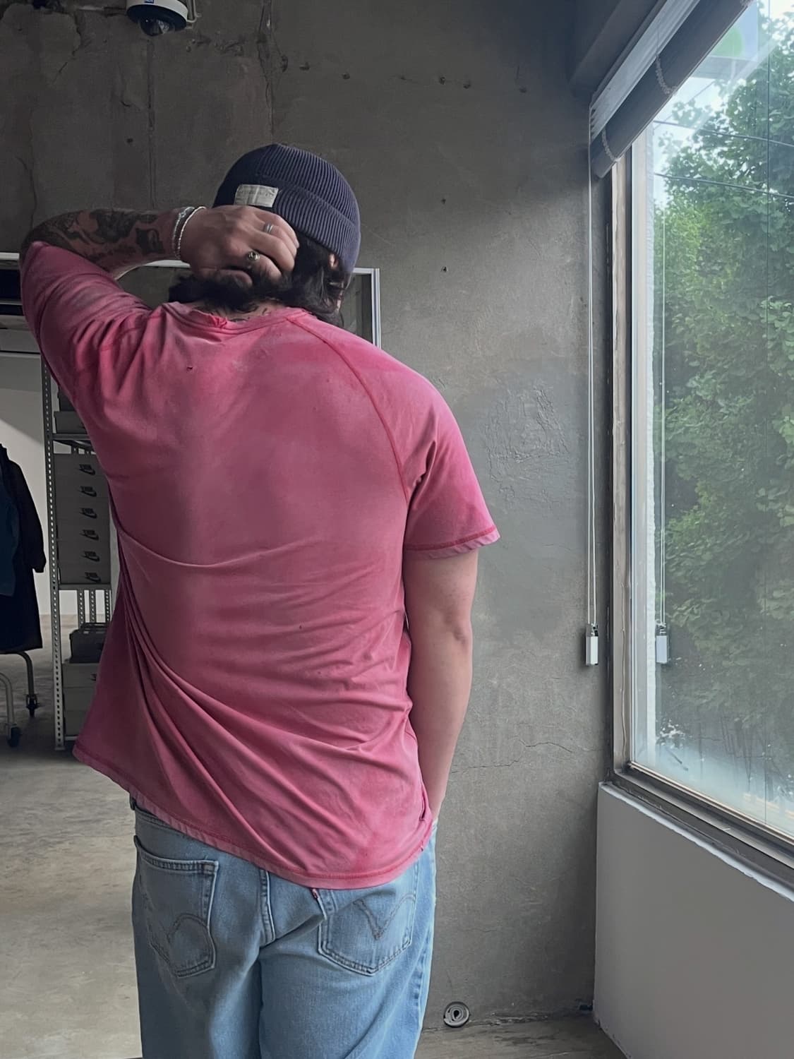 Carhartt Faded Red Pocket T-Shirt 상품이미지2