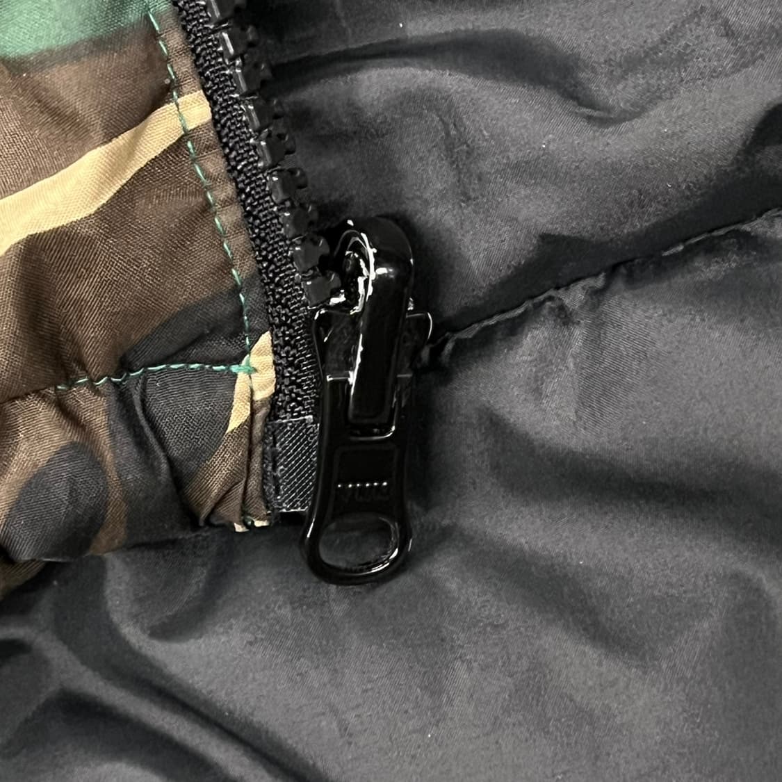 [정품/L] LMC 블랙 카모 후드 양면 패딩 점퍼 b15 상품이미지9