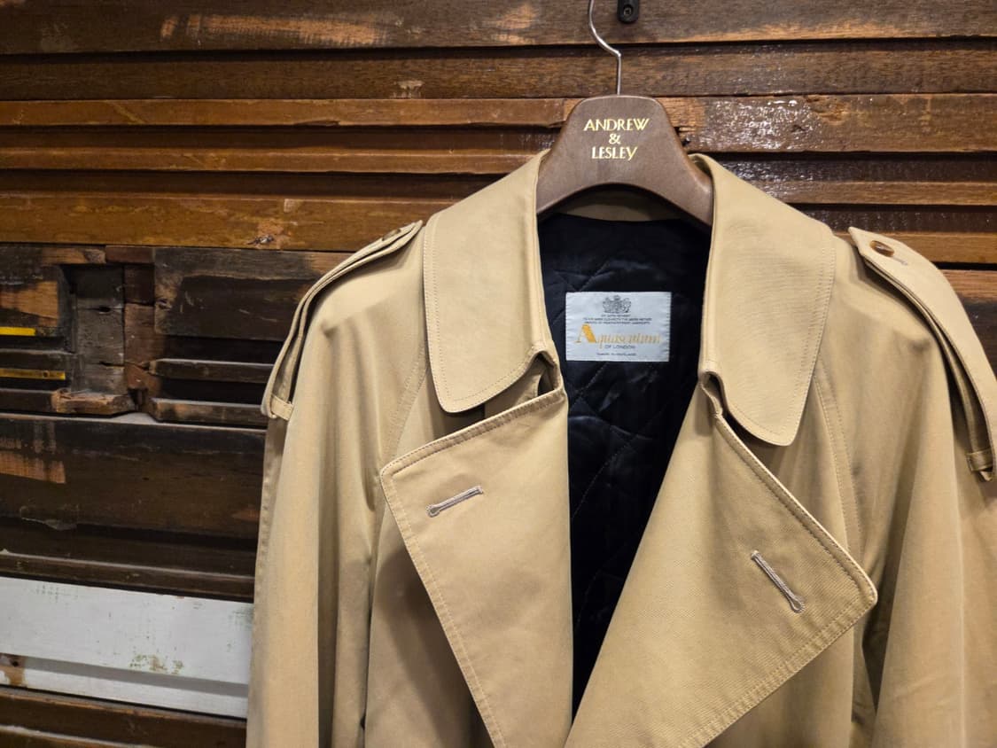 아쿠아스큐텀 트렌치코트 상품이미지2