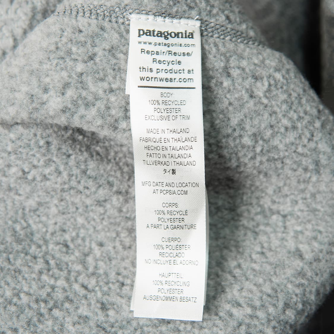 [L] 파타고니아 25523 베터 스웨터 쿼터집업 스톤워시 헤더  상품이미지5