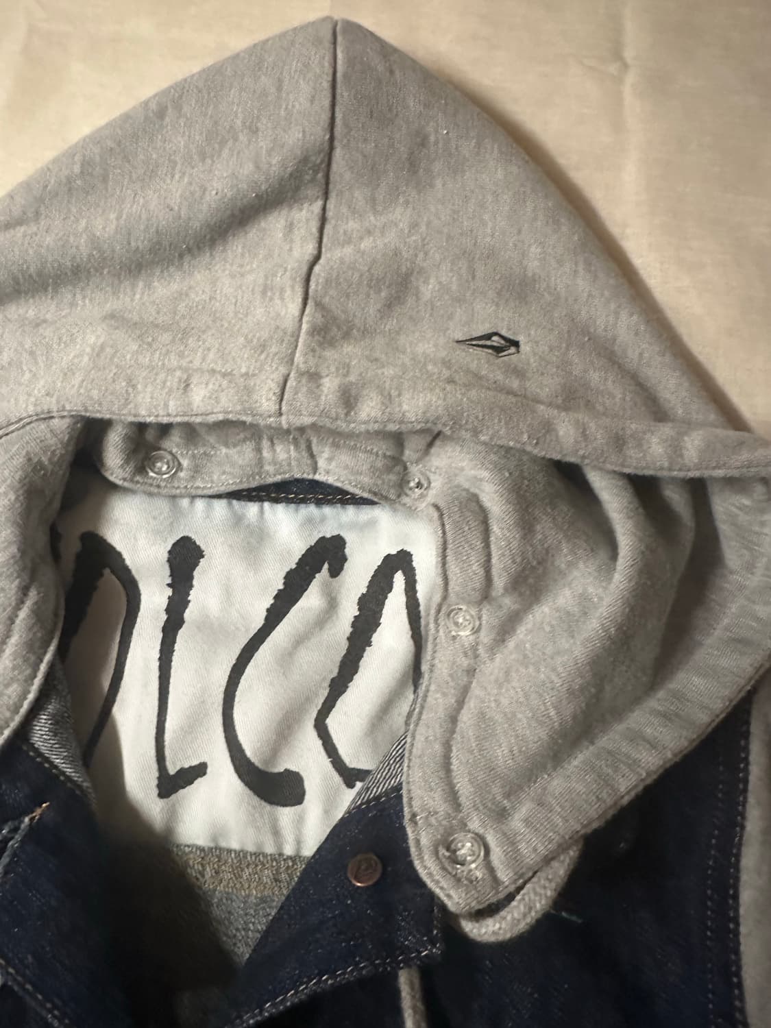 VOLCOM 데님 자켓 후드 상품이미지2