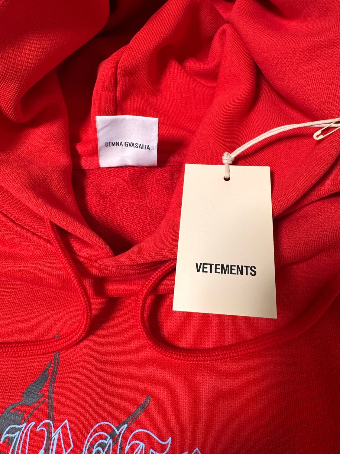 베트멍 20aw 후드 레드 상품이미지3