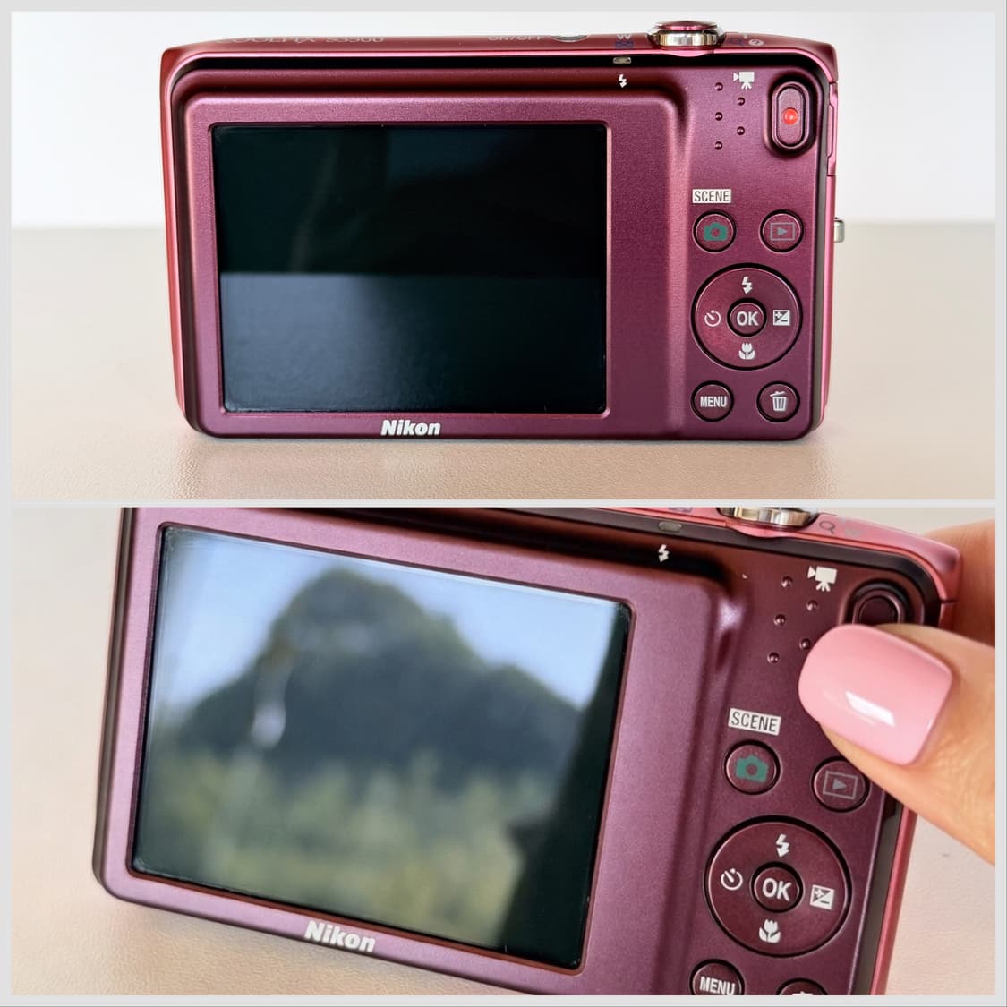 🌸사쿠라픽 미품🌸니콘 쿨픽스 S3500 핑크　빈티지디카 상품이미지6