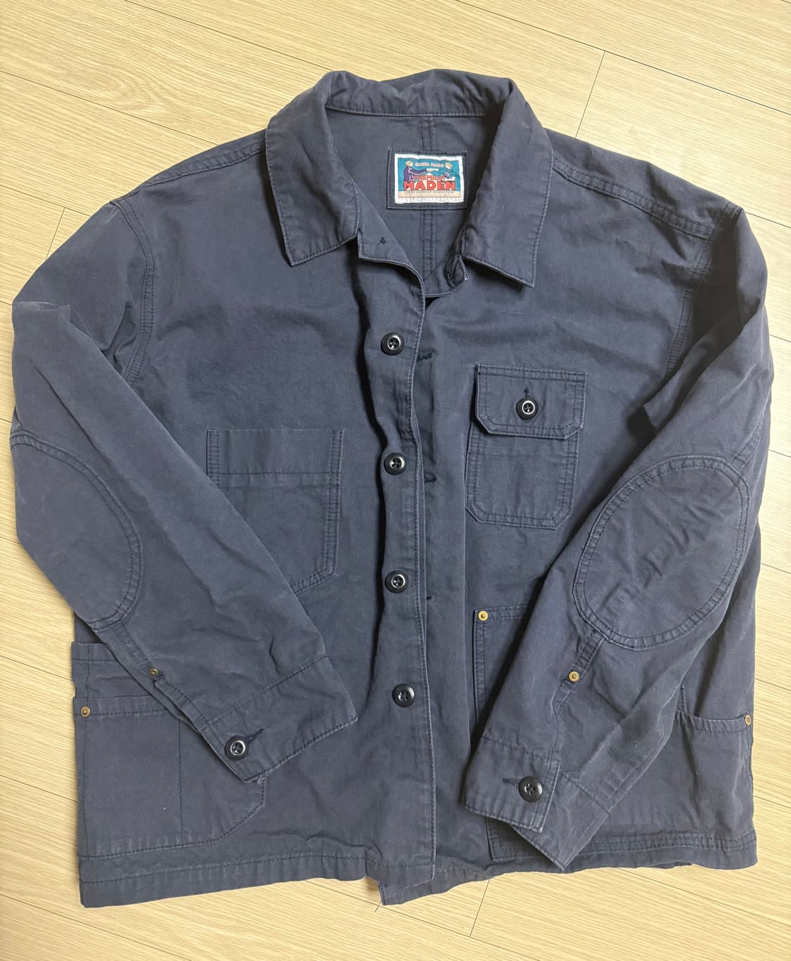 Maden 네이비 워크 자켓 S 사이즈 (100) 상품이미지3